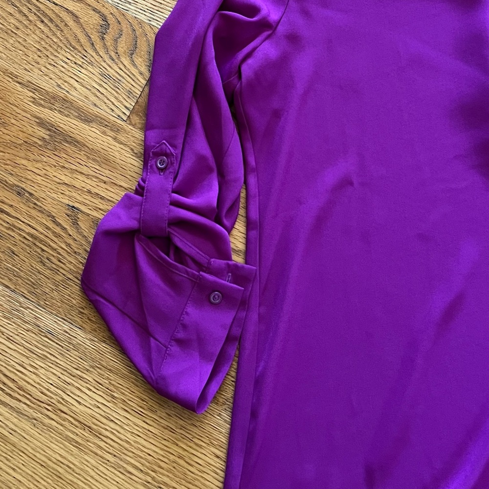 NWOT Women’s Alfani Button Front Blouse - Picture 2 of 5